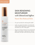 Skin Renewing Moisturiser with Almond and Saffron